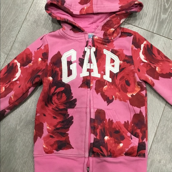 Gap 2T floral sweatshirt - Picture 2 of 5